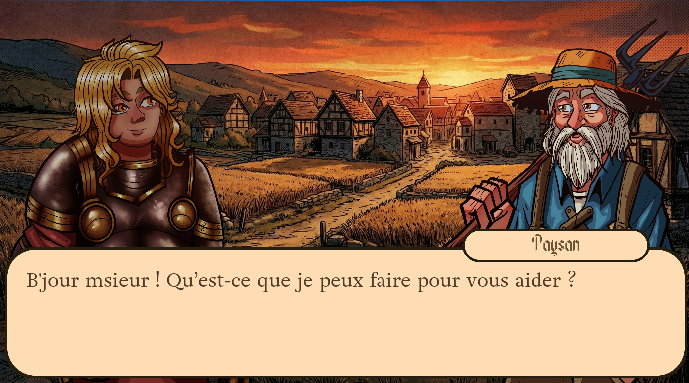 Le joueur doit faire des choix